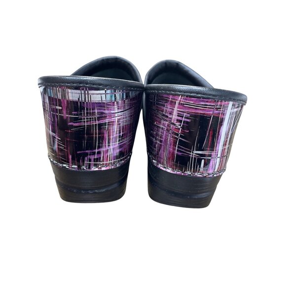 Dansko Professional womans pink black nursing clogs mules sz 9 SKU 9602 - Picture 12 of 15